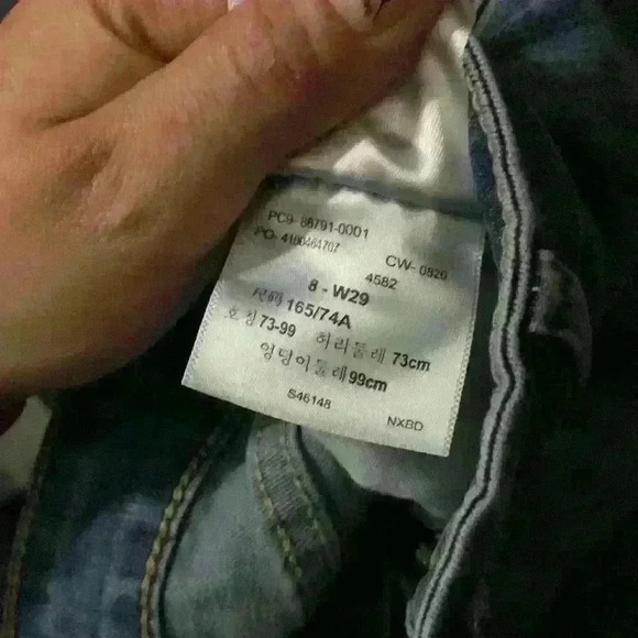 Levi’s DENIZEN woman’s straight leg jeans - Picture 7 of 7